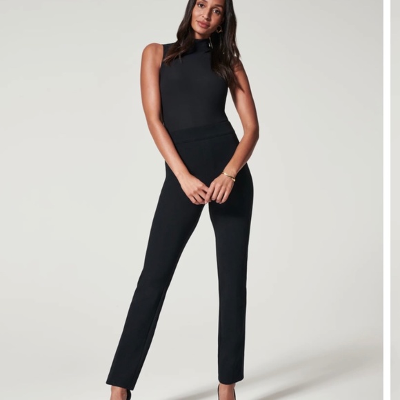 NWT Spanx The Perfect Pant Slim Straight sz L - Picture 1 of 11